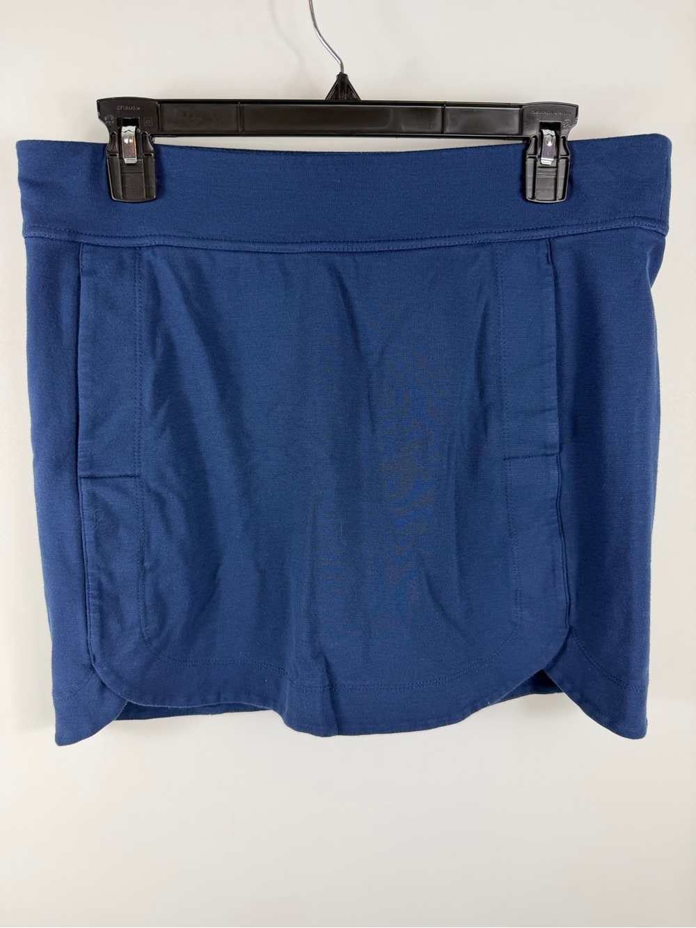 Belyn Key Women's Athletic Skort Size M Blue Solid Pockets Stretch Pull On